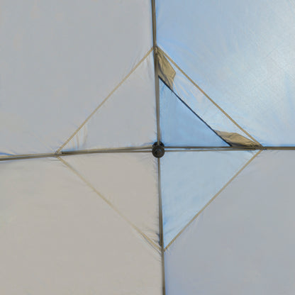 Pavilion approx. 3x3m, waterproof Stable Winterproof Pop-up Folding Pavilion, UV Protection, Foldable Party Tent, Garden Tent with Bag, Garden Pavilion for Camping Garden, Blue