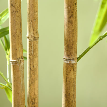 Set of 2 Artificial Bamboo Plants Artificial Tree Height 180 cm with Pot, Interior Decoration, Very Realistic