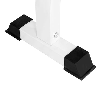 Dumbbell Bench, Flat Bench, Fitness Bench, Multifunction Training Bench for Home Strength Training, Steel, Black, 112 x 62 x 43 cm