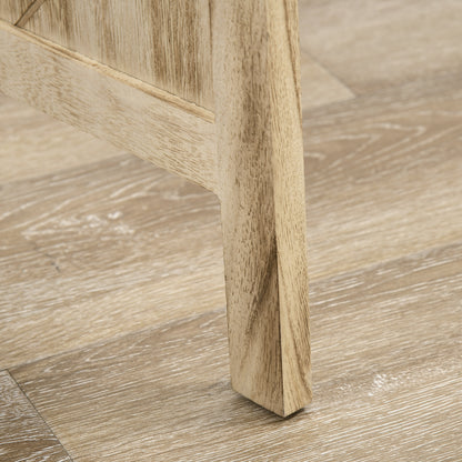 Paulownia Wood 3-Panel Room Divider 120 x 170 cm Foldable Room Separator - Natural