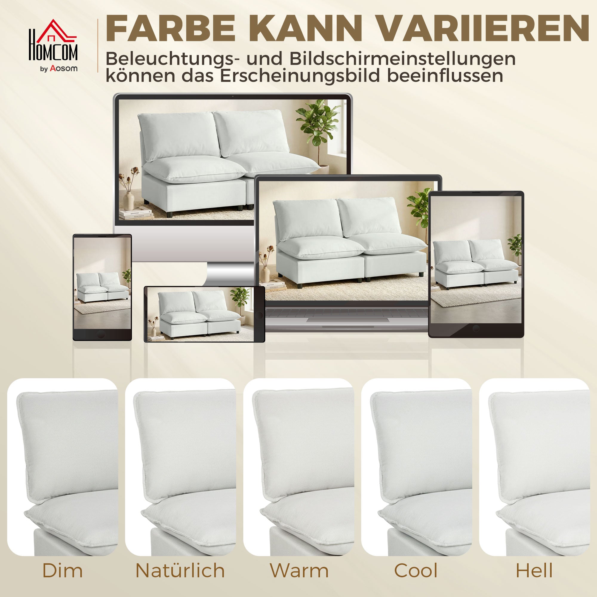 2‑Seater Faux Leather Modular Sofa, 57.5 in, Deep Seat Upholstered Loveseat for Small Spaces, Gray
