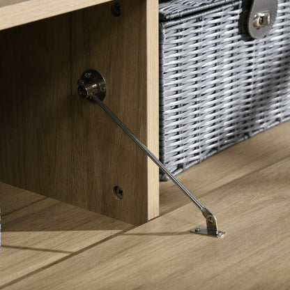 TV Stand, TV Cabinet, TV Mount for TVs up to 65 inches with Removable Shelf, Contemporary Style, Swinging Door for Living Room Bedroom