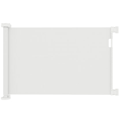 Stair Guard Retractable 0-136cm 87 cm High Door Safety Gate Staircase Roller Barrier Pet Gate Door Guard Safety Gate Suitable for Stairs Doors Indoor & Outdoor