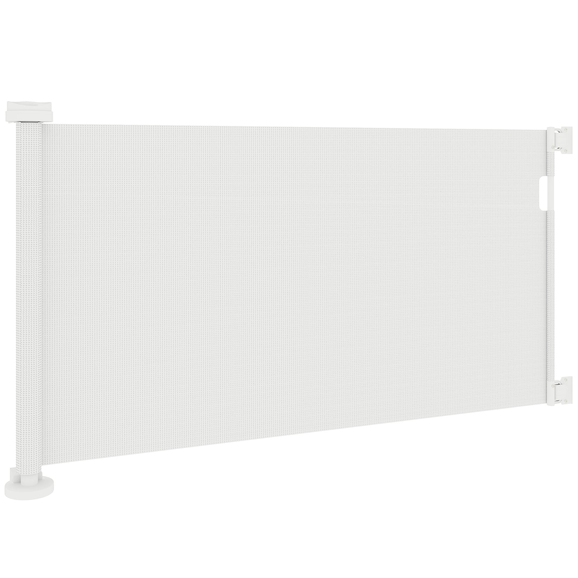 Stair Guard Retractable 0-136cm 87 cm High Door Safety Gate Staircase Roller Barrier Pet Gate Door Guard Safety Gate Suitable for Stairs Doors Indoor & Outdoor