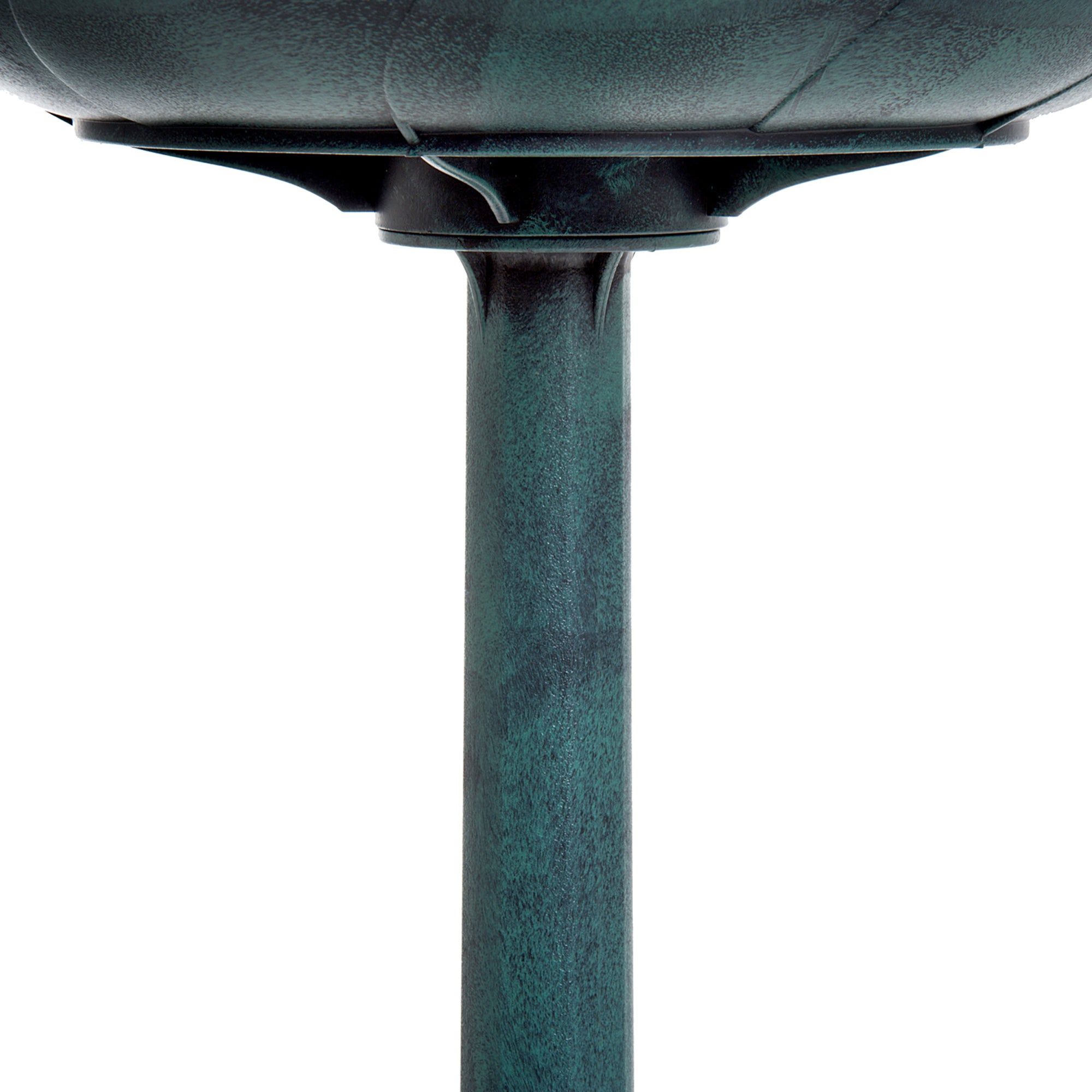 Classic Bird Bath Standing, Plastic Bird Bath with Stand, Bird Feeder for Wild Birds, Wild Bird Bath for Garden, Balcony, Bird Basin Height 69.5 cm, Green