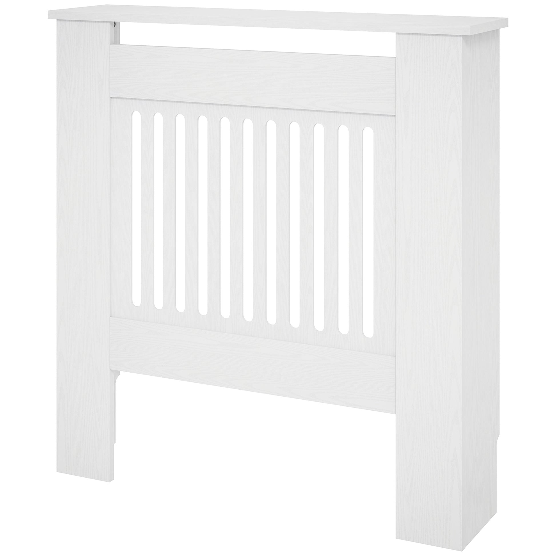 extendable radiator cover radiator cover with shelf, slats, radiator cover radiator cover 78 x 19 x 81 cm White