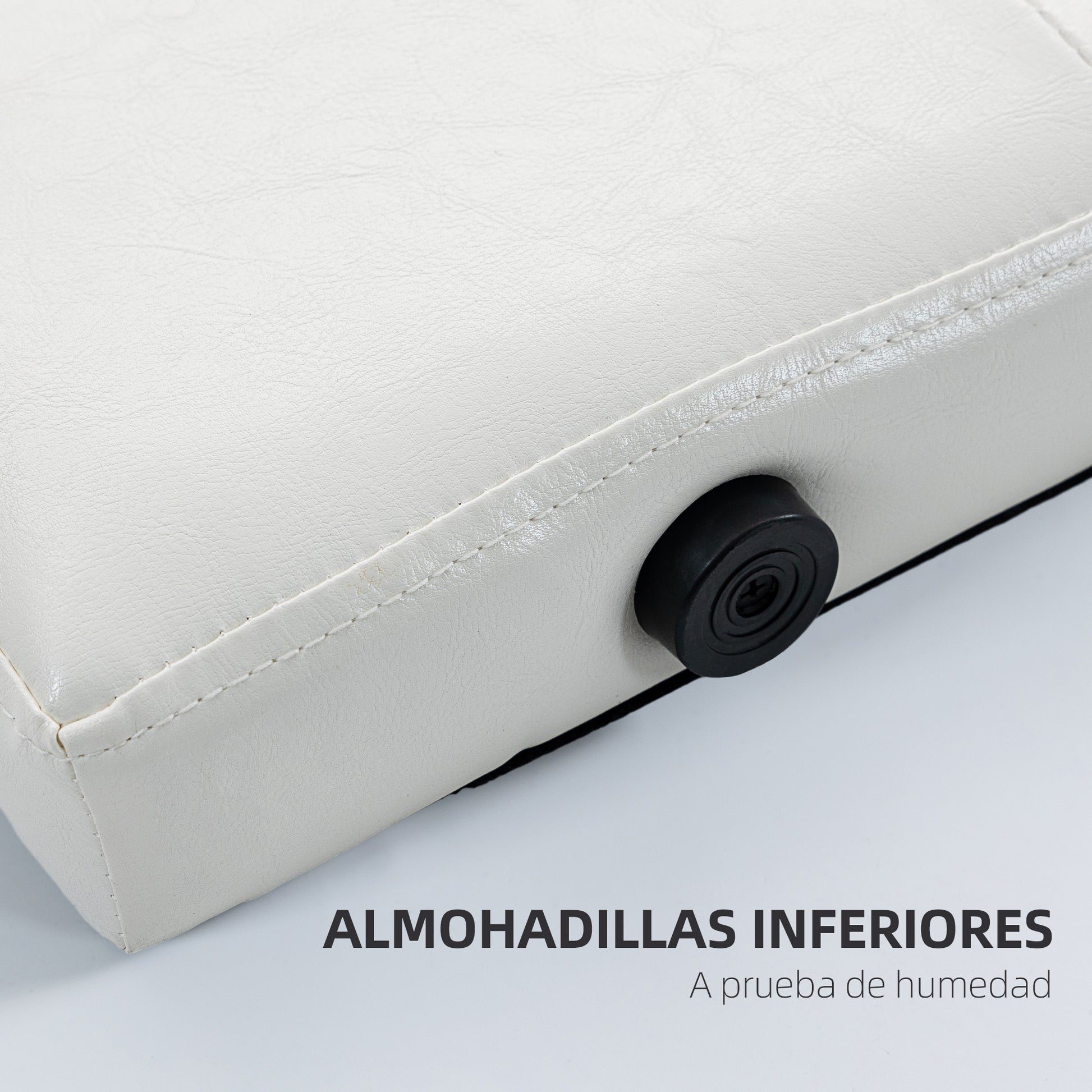 160 cm Bed Headboard Upholstered in PU Leather 2 Ways to Use - Vertical or Wall-Mounted Headboard for Bedroom White