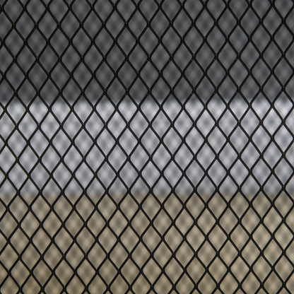 Home Dog Cage, Dog Crate with 2 Doors, Washable Cushion, Dog House with Adjustable Feet, Latch, for Large Dogs up to 30 kg, White, 94 x 60 x 71.5 cm