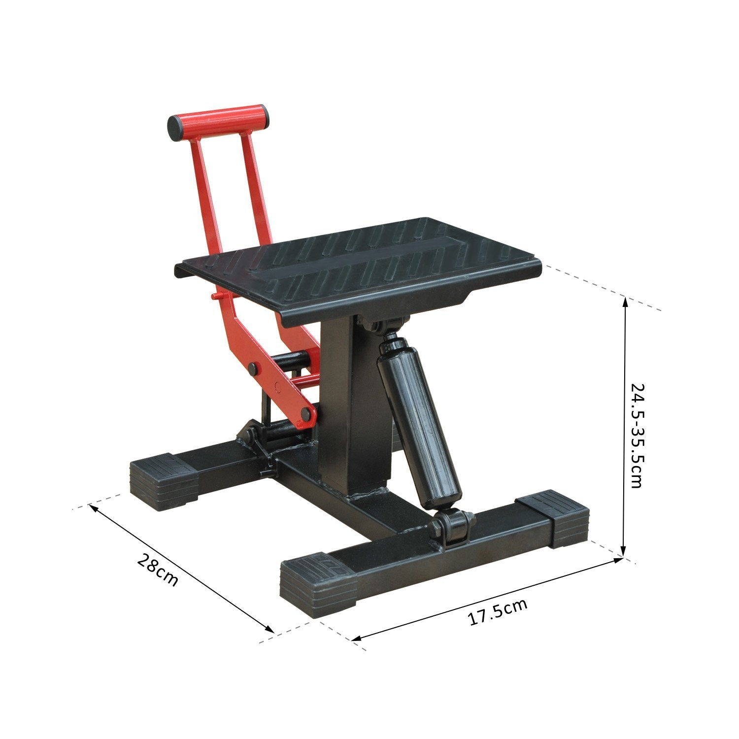 Universal Adjustable Motorcycle Lift Stand for Motocross Support for Parking or Repair Damping Load 150kg Steel