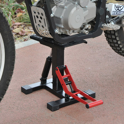 Universal Adjustable Motorcycle Lift Stand for Motocross Support for Parking or Repair Damping Load 150kg Steel