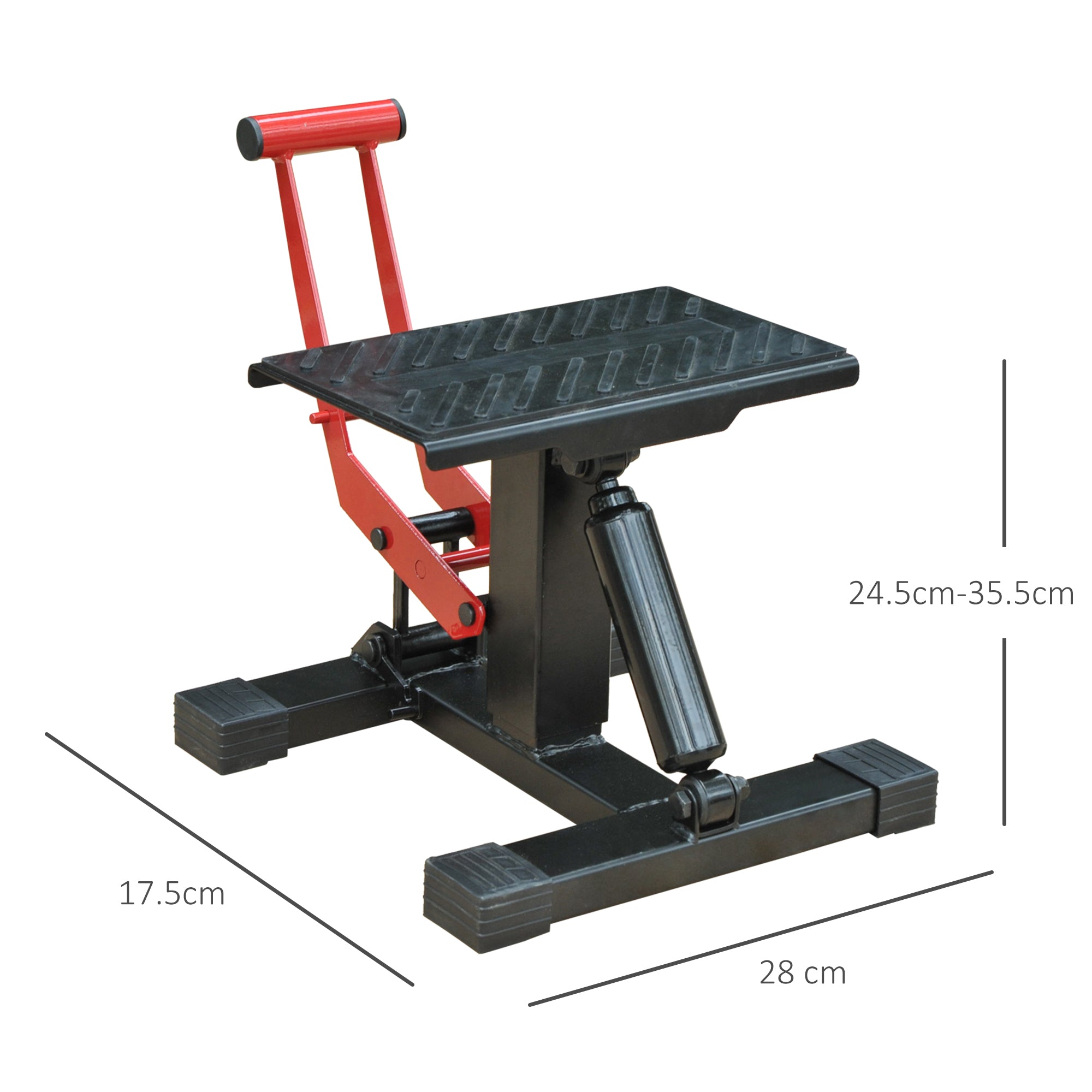 Universal Adjustable Motorcycle Lift Stand for Motocross Support for Parking or Repair Damping Load 150kg Steel