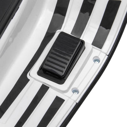 Electric Motorcycle for Kids 3+ Years with Vespa Licensed 6V Battery-Powered Motorcycle for Kids with USB MP3 LED Light FM Radio Speed 3 km/h Load 35 kg White