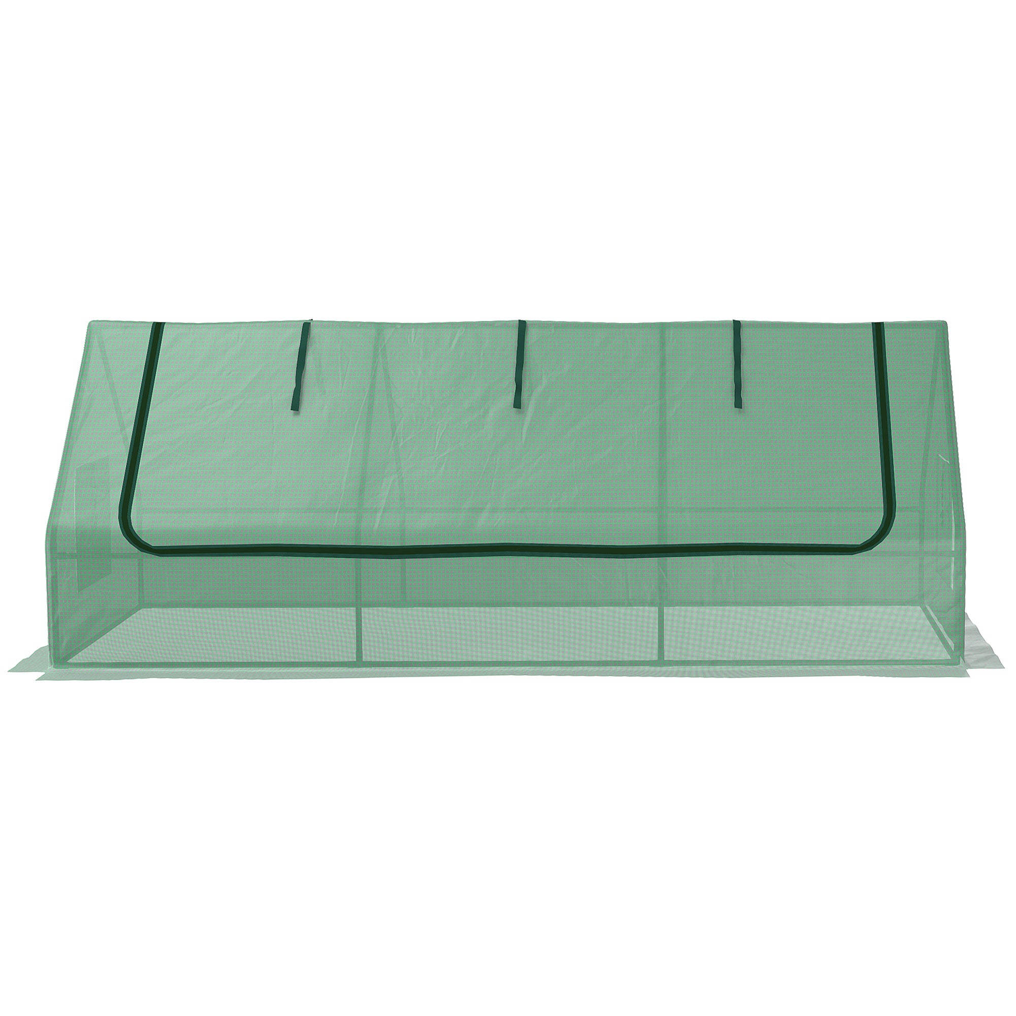 Greenhouse with Windows, PE Grid Film, UV Resistant Foil Greenhouse Made of Steel, Greenhouse for Balcony, Garden 240x90x90cm, Tomato Greenhouse for Vegetables, Flowers, Plants, Green
