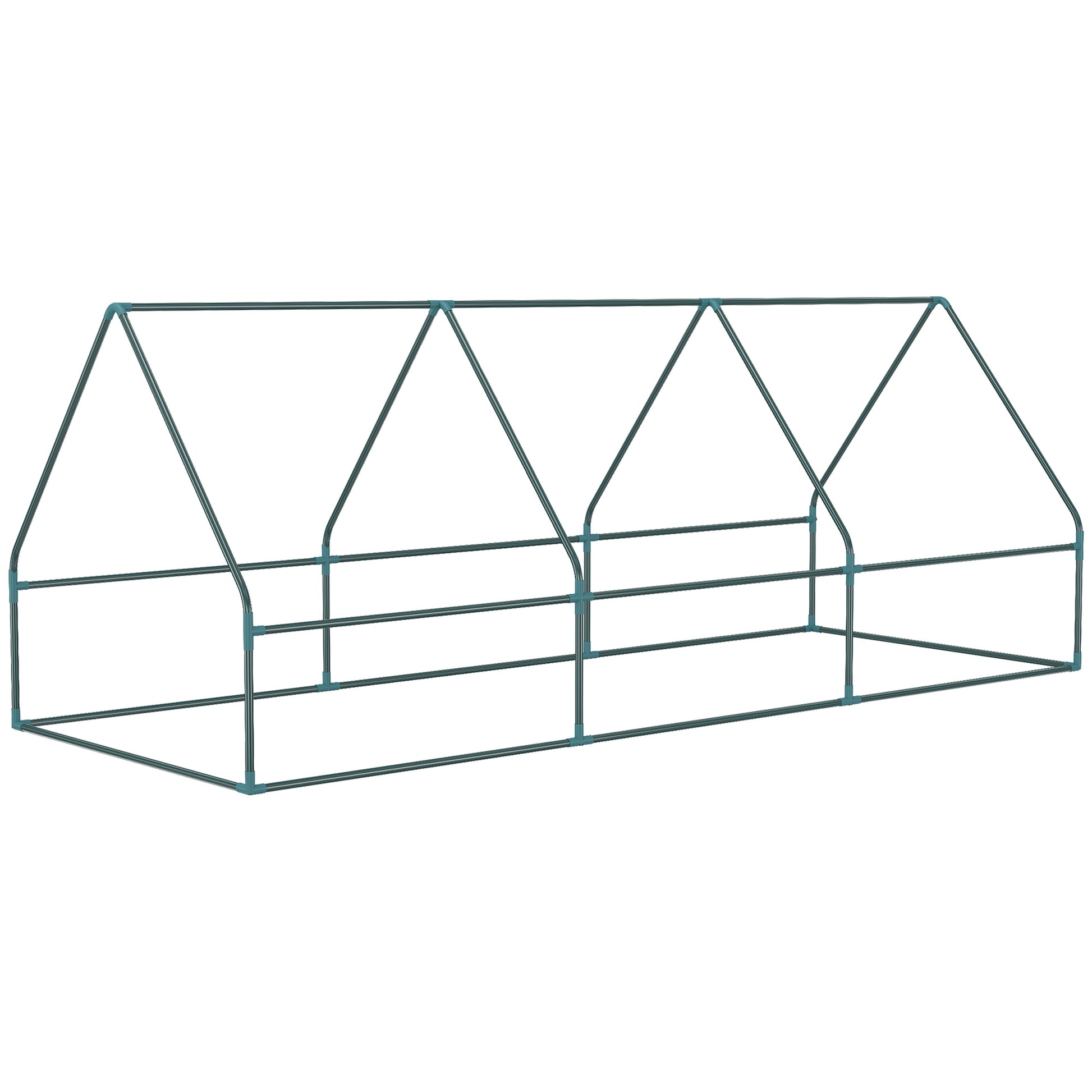 Greenhouse with Windows, PE Grid Film, UV Resistant Foil Greenhouse Made of Steel, Greenhouse for Balcony, Garden 240x90x90cm, Tomato Greenhouse for Vegetables, Flowers, Plants, Green