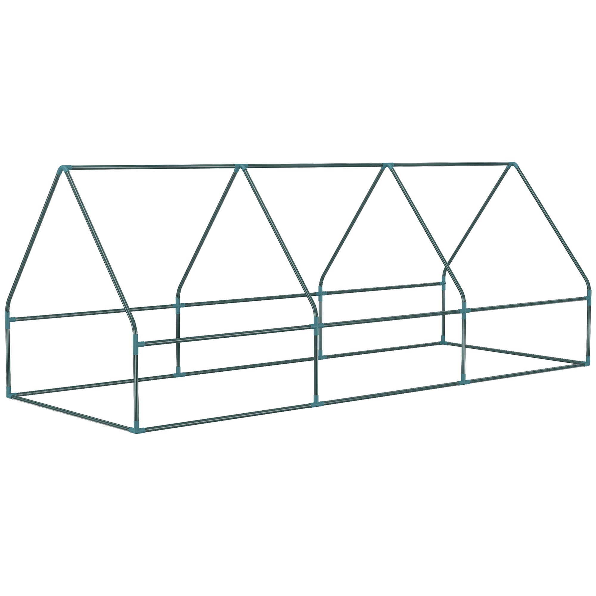 Greenhouse with Windows, PE Grid Film, UV Resistant Foil Greenhouse Made of Steel, Greenhouse for Balcony, Garden 240x90x90cm, Tomato Greenhouse for Vegetables, Flowers, Plants, Green
