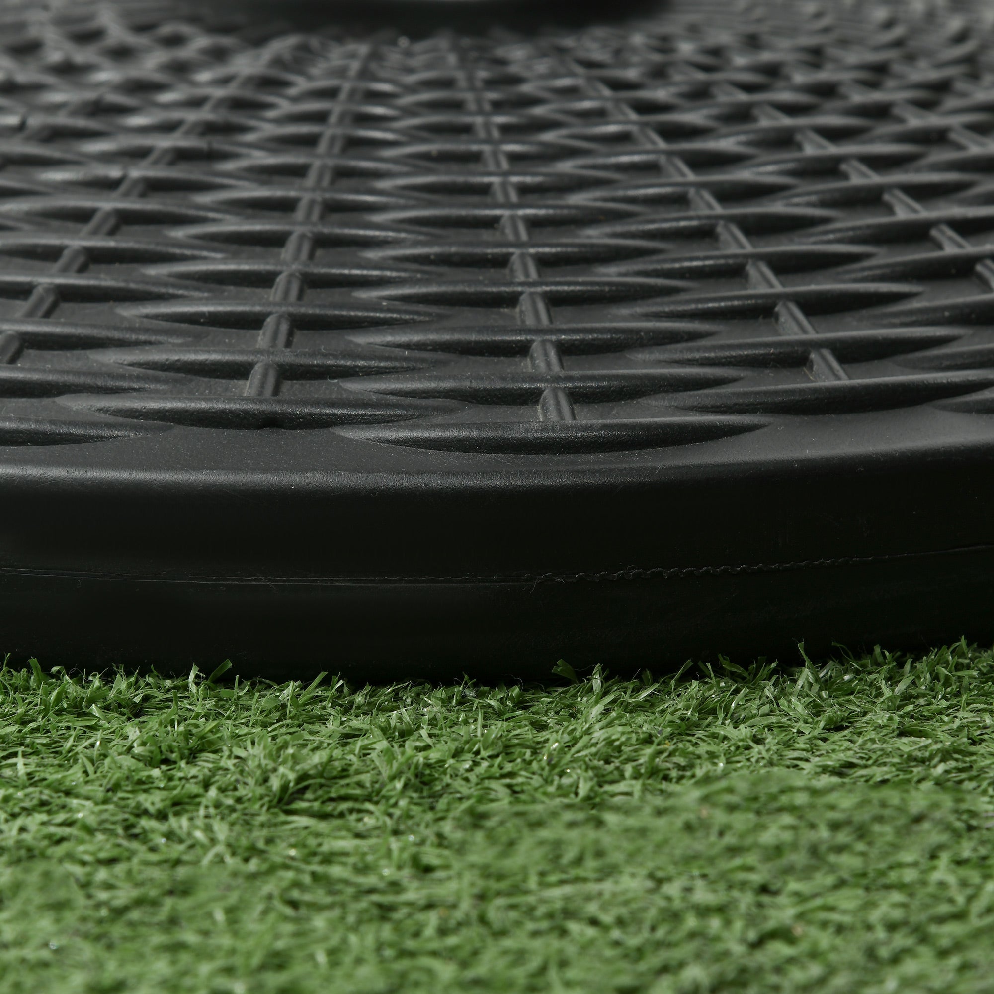 Round Parasol Base Weight Stand Ø 44.5 x 32 cm net weight 12.5 KG HDPE and black cement