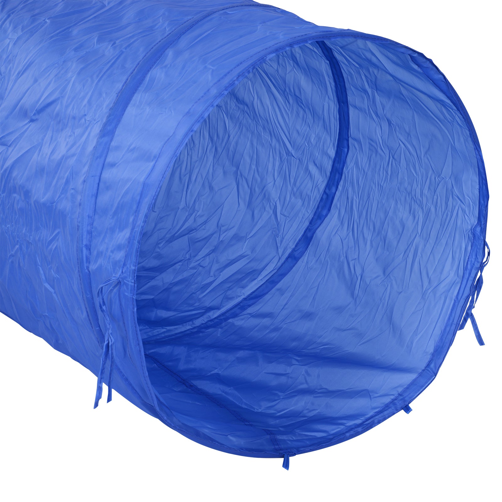 Agility Training Equipment Set Bag 5-piece High Jump and Tunnel for Dogs Polyester, PE Φ60 x 300cm White, Orange, Blue