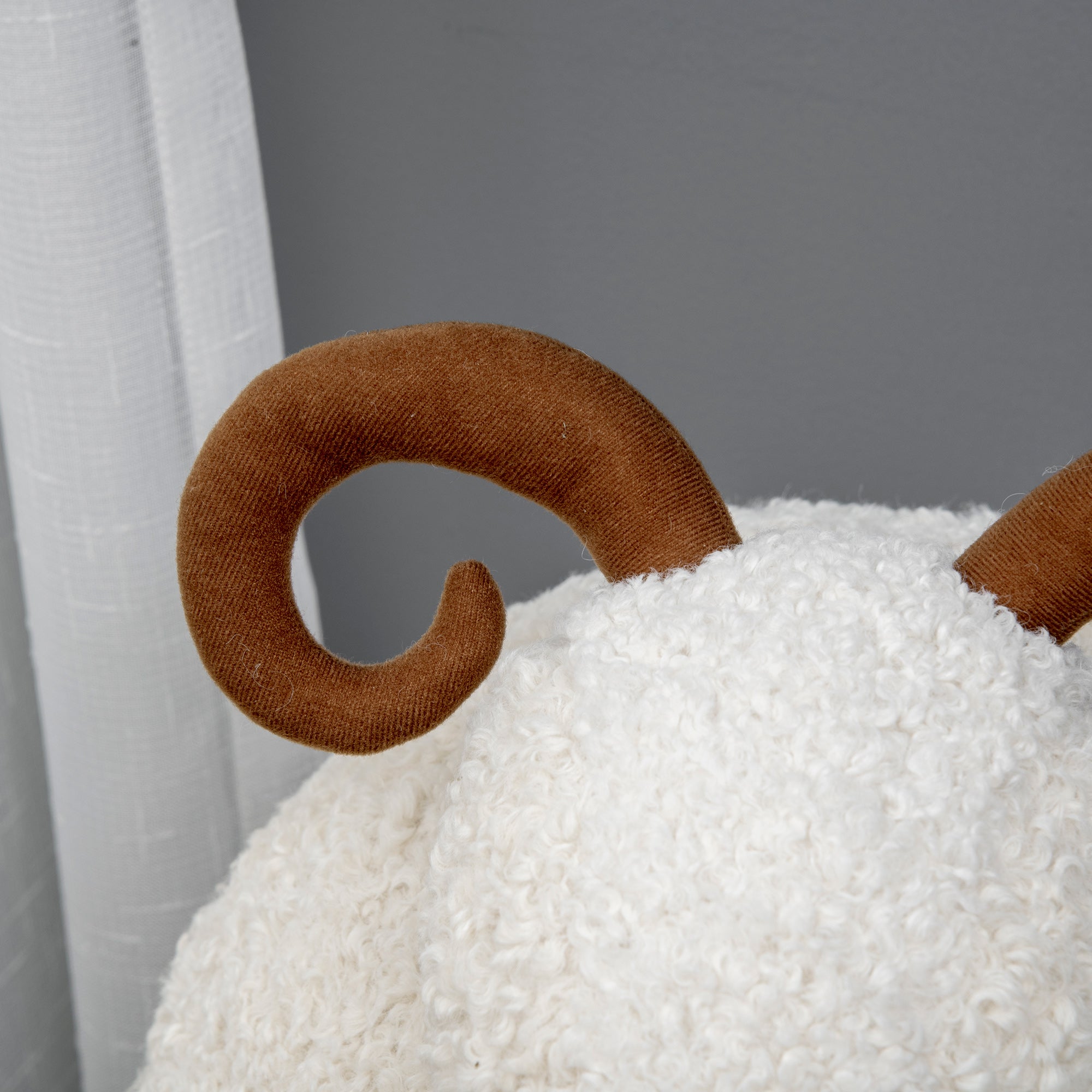 Cat Tree, 80 cm, Cat Tree with Cat Cave, Cat Scratching Post in Goat Design, Climbing Tree with Sisal Pole and Plush Frame, Cat Furniture, Cream White