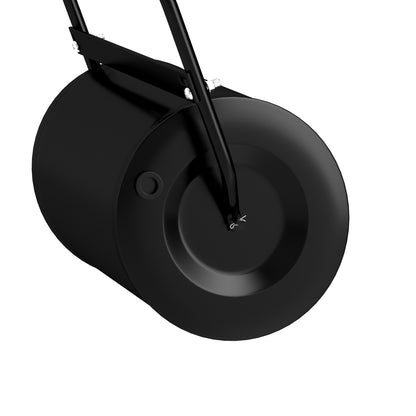 Garden Lawn Roller Steel Grass Compactor 30L Fill with Water or Sand Roller Size Φ32x40cm Detachable Handle