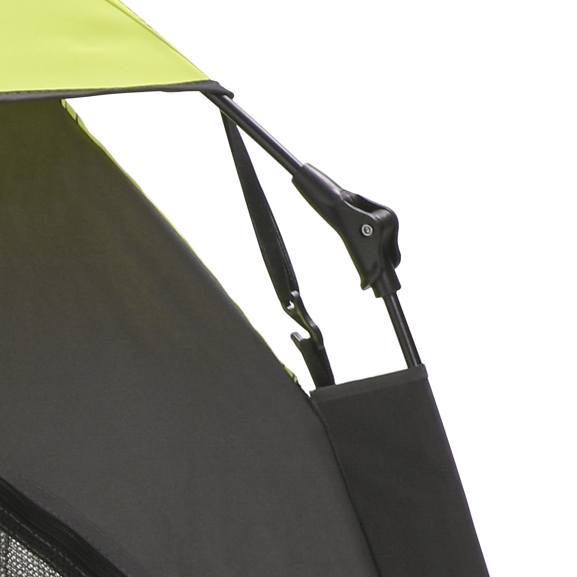 Pet Tent, Dog Tent, Outdoor Cat House, Dog House with Mesh Window, Dog Teepee Tent with Carry Bag, Sunshade for Backyard, Living Room, Green+Dark Gray
