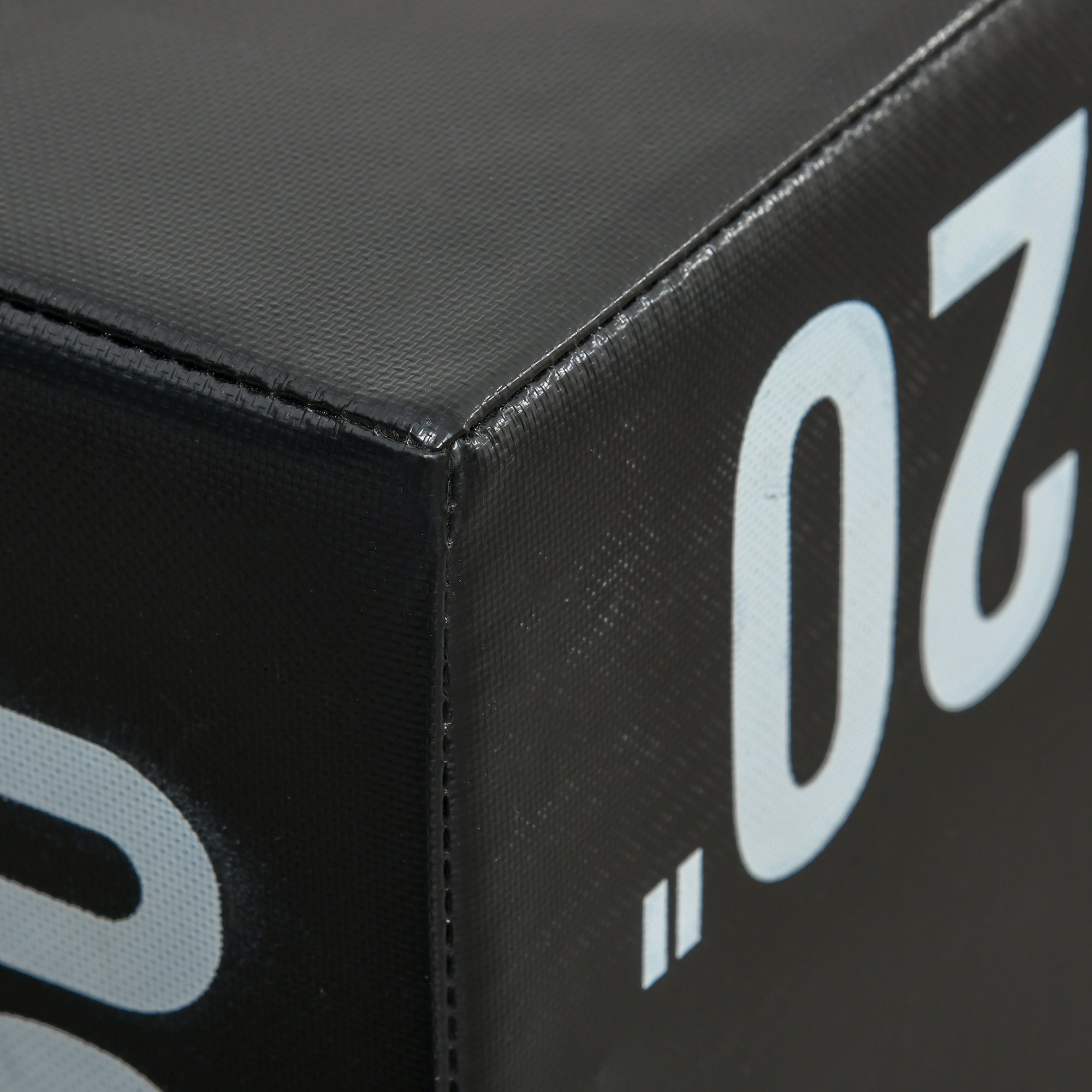 3-in-1 Plyometric Box with Zipper Jump Box with 3 Different Heights Home Office Gym CrossFit Strength Training Load 120 kg 75x51x61 cm Black