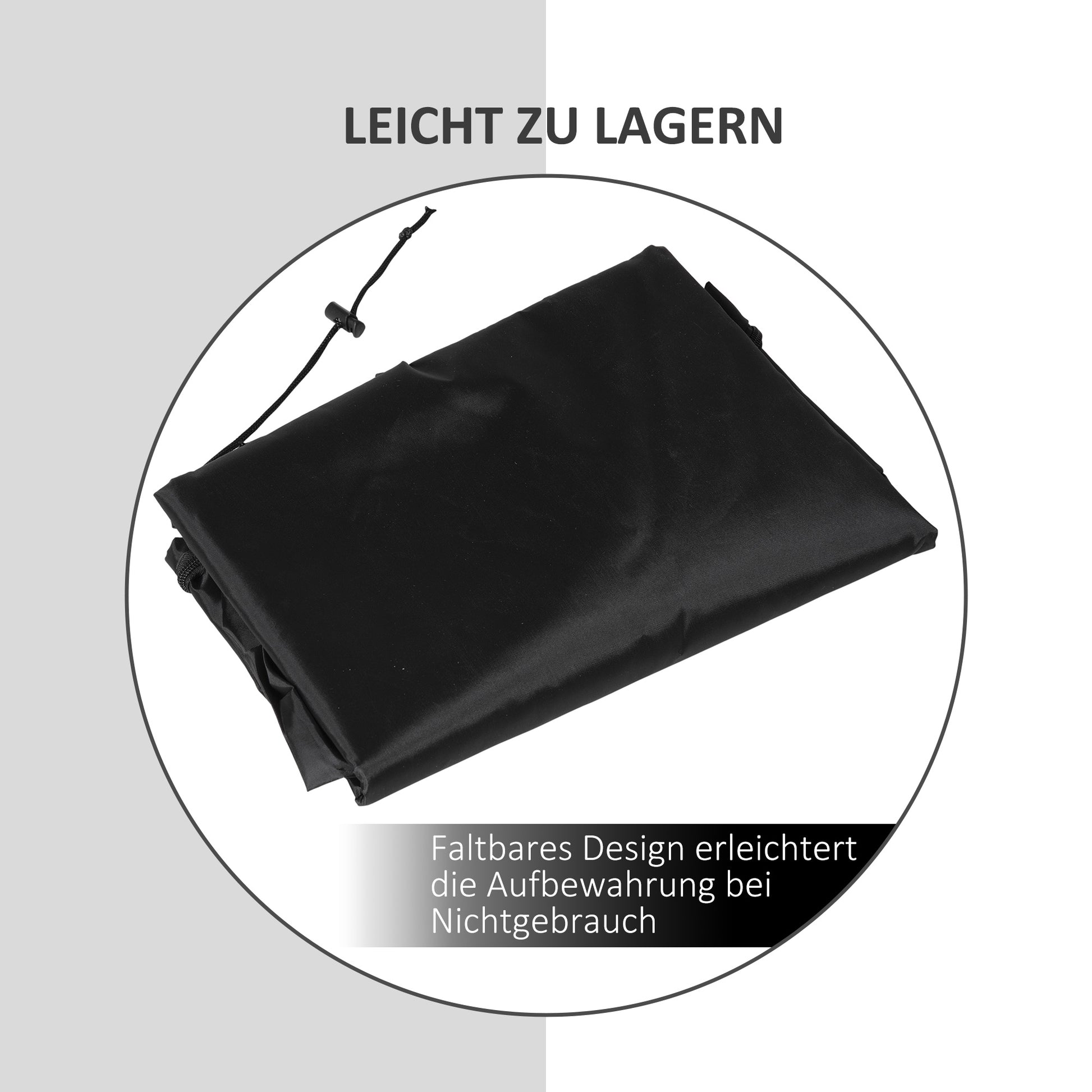 Hanging Chair Cover Waterproof Windproof Protective Cover with Zipper 210D Oxford Covers for Hanging Basket Swing Chair Hammock Ø115 x 190H cm Black