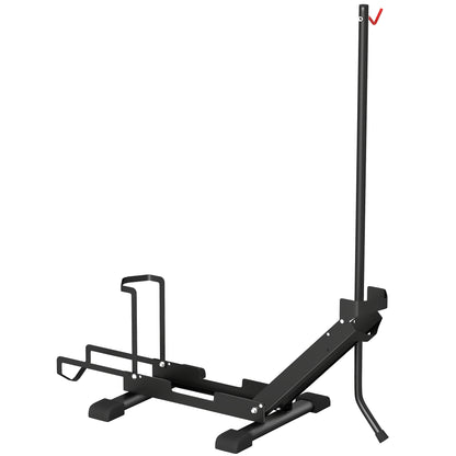 SPORTNOW Bike Stand for Bikes Steel Bike Holder with 80 mm Tire Width Freestanding Floor Bike Rack Multi-Bike Stand Parking Stand Bike Stand for Floor 75 x 41 x 81H cm Black