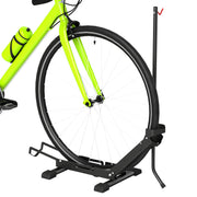 SPORTNOW Bike Stand for Bikes Steel Bike Holder with 80 mm Tire Width Freestanding Floor Bike Rack Multi-Bike Stand Parking Stand Bike Stand for Floor 75 x 41 x 81H cm Black