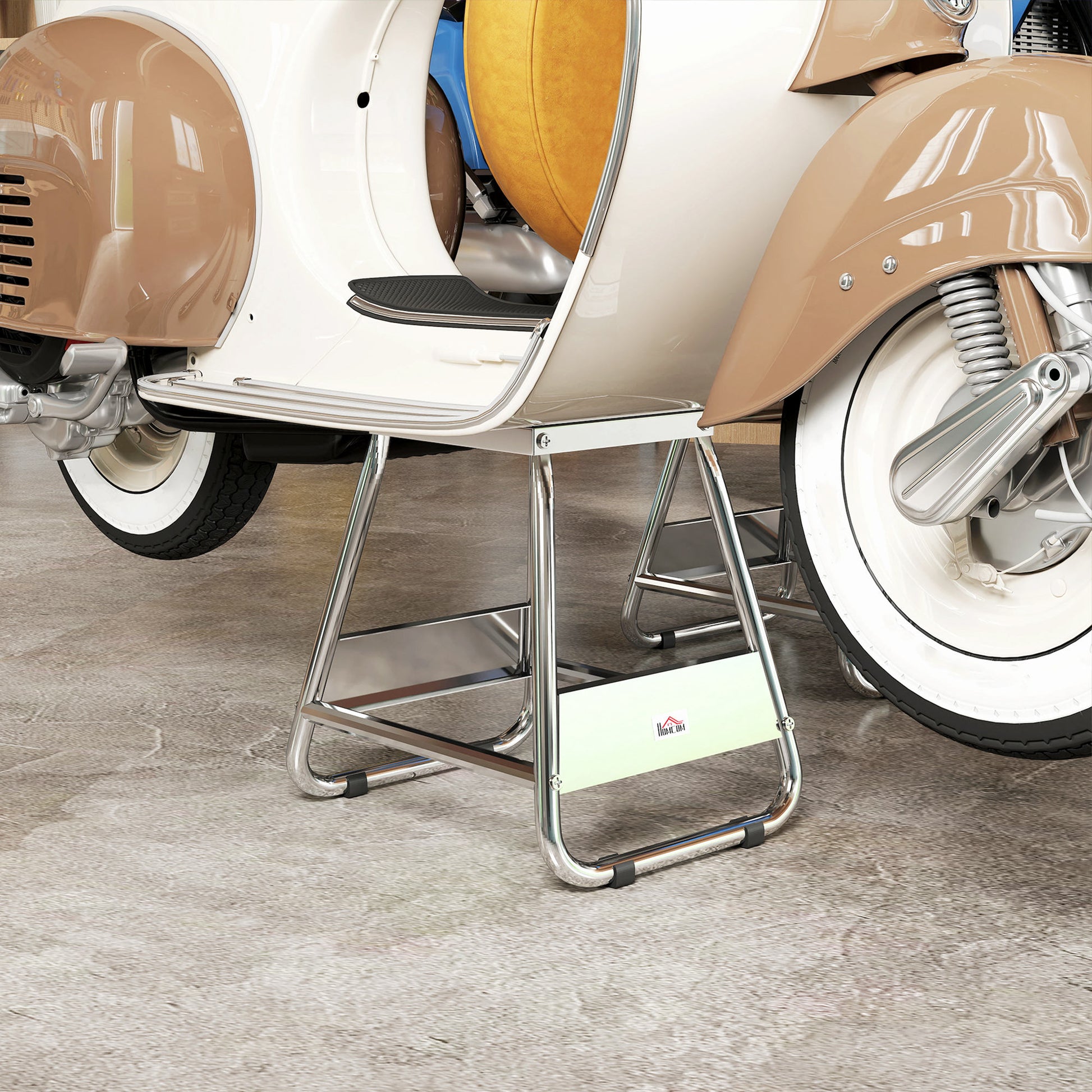 Motorcycle Stand, Universal Motorcycle Holder up to 500kg Load Capacity, Motorcycle Stand Motorcycle Lift Motorcycle Lift Table, Motorcycle Motocross Lift Table Stand Mount