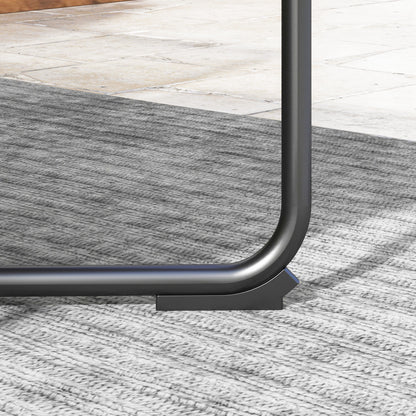 5-Piece Gray Synthetic Rattan Garden Furniture Set Outdoor Garden Includes 2 Corner Sofas, 1 Outdoor Sofa, 1 Footstool, 1 Coffee Table with Cushions