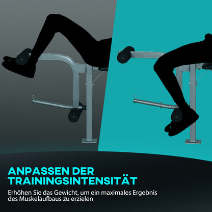 Multifunction Weight Bench Training Bench Power Station Incline Bench Fitness Station Fitness Equipment Steel 165 x 68 x 114 cm