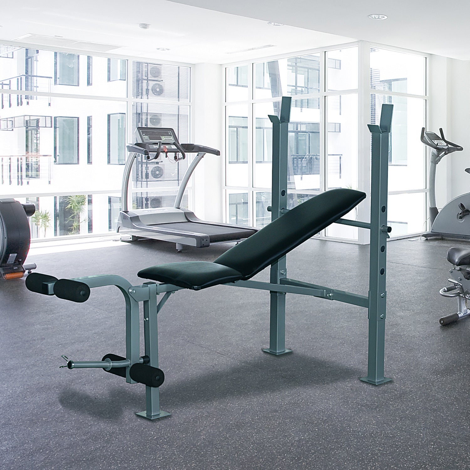 Multifunction Weight Bench Training Bench Power Station Incline Bench Fitness Station Fitness Equipment Steel 165 x 68 x 114 cm