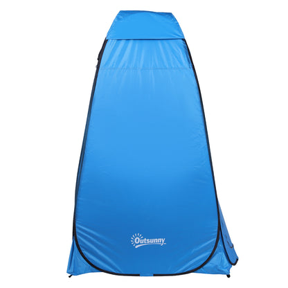 Pop-up Shower Tent, Portable Toilet Tent with Carrying Bag Window Mobile Changing Room WC Tent Privacy Toilet Changing Room Pop-up Camping Beach Storage Tent