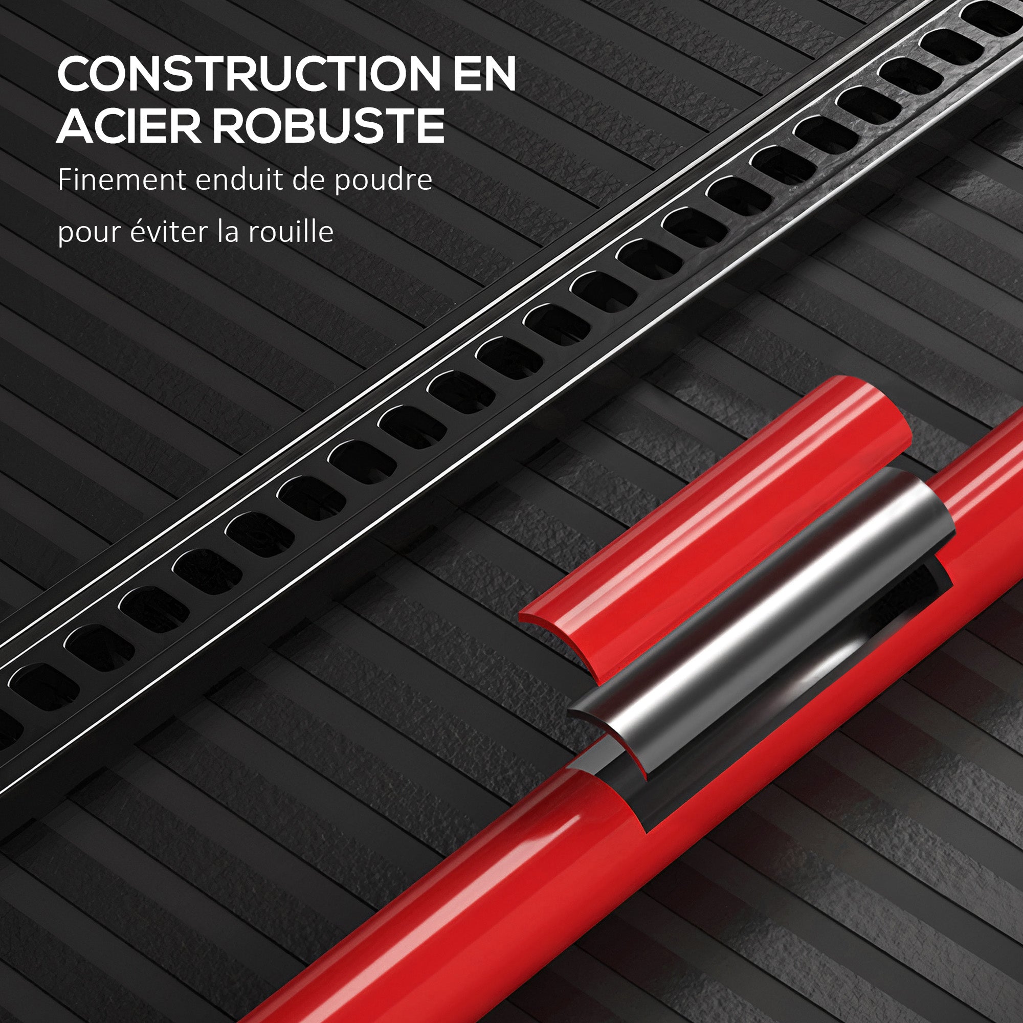 Car Jack Lifting Jack Lifting Height 10-105 cm Max Load 3 tons for Agricultural Maintenance Kit, Hoist, Steel Winch Red