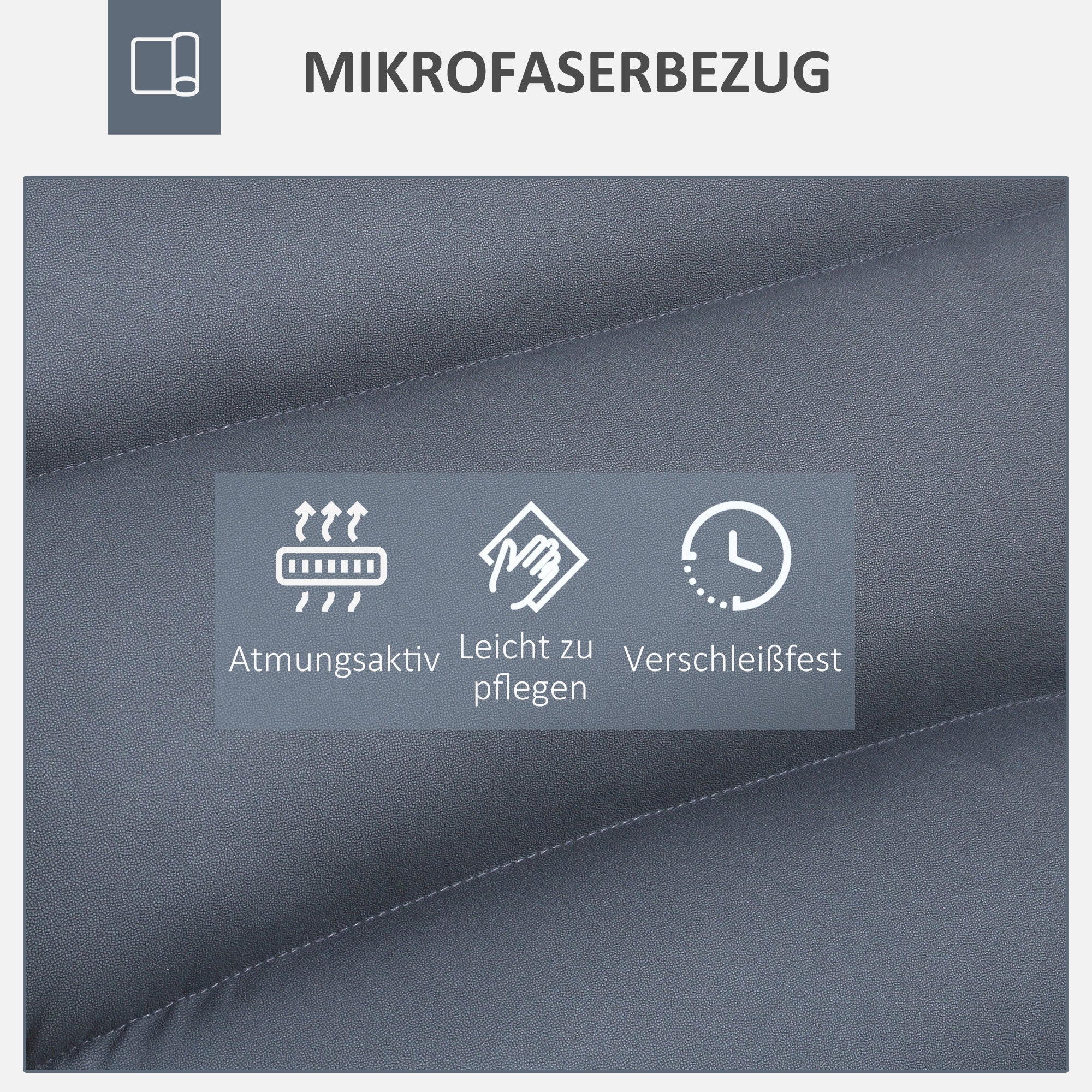 Floor Sofa Floor Chair with Adjustable Backrest, Swivel Meditation Chair, Recliner for Living Room, Office, Microfiber Cloth, Dark Grey, 62 x 70 x 95 cm