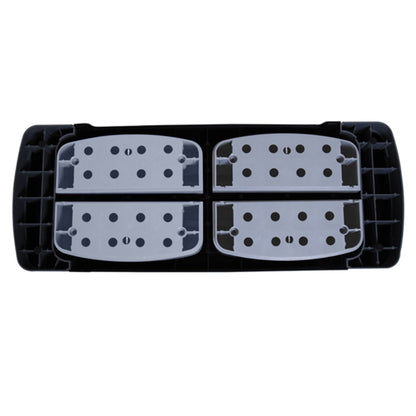 Adjustable Height Aerobic Fitness Step with Non-slip Surface 78x29x20 cm