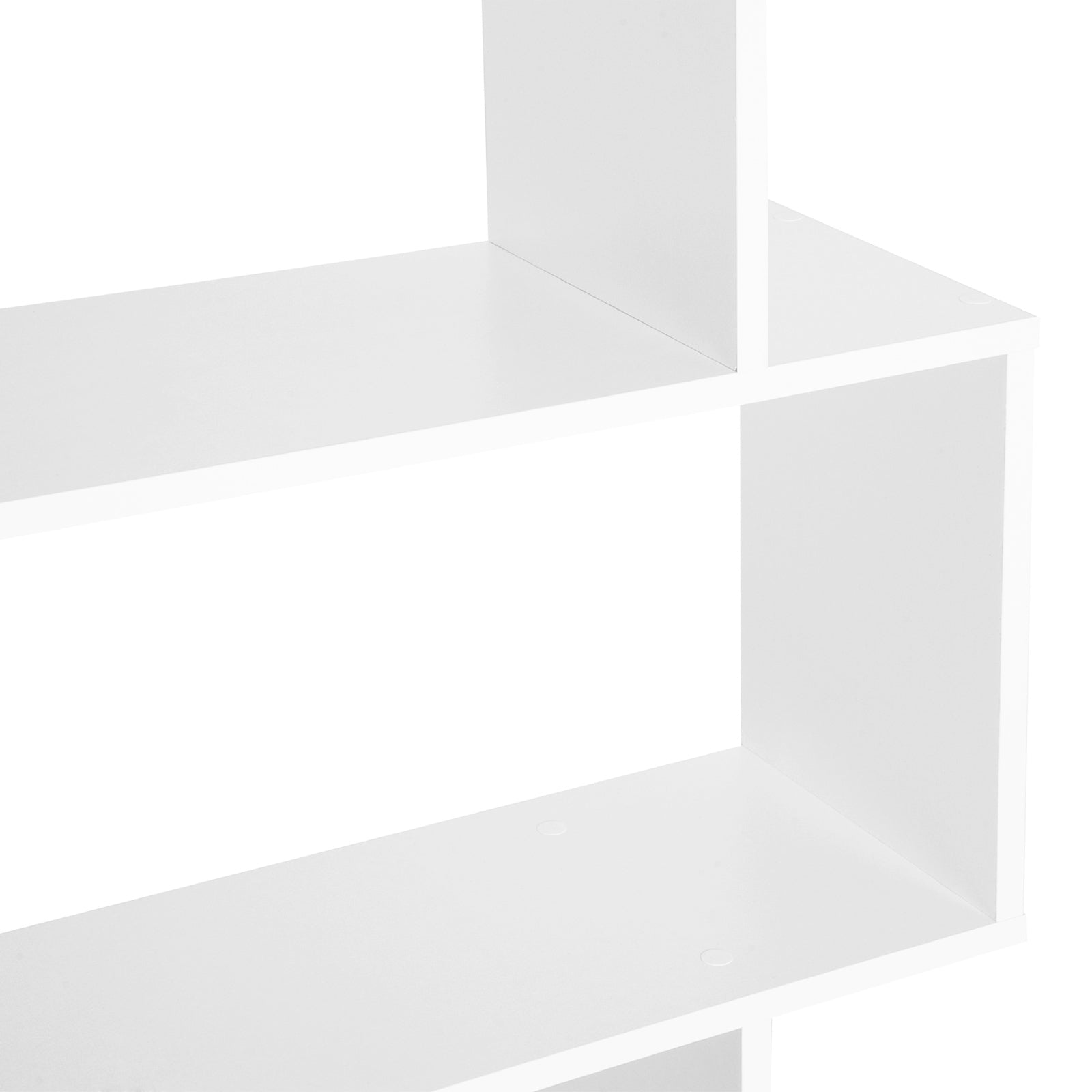 Modern Bookshelf with 6 Shelves for Dining Room Living Room Study 80x23x192 cm White