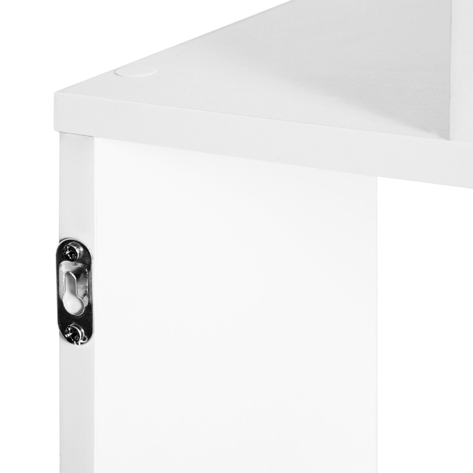 Modern Bookshelf with 6 Shelves for Dining Room Living Room Study 80x23x192 cm White