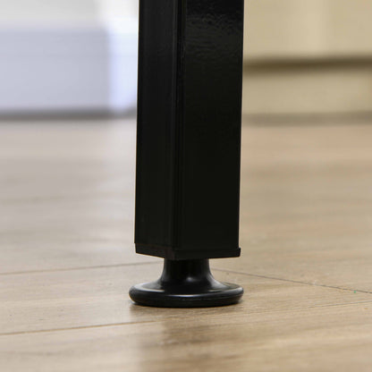 SPORTNOW Foldable Pool Table 4.6ft 140 x 63 x 55-75 cm Table Billiards with Accessories, Triangle, 2 Cues, 16 Balls for Youth, Adults, Steel, Green