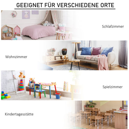 Children's Shelf Corner Shelf with 3 Storage Boxes Children's Room Toy Shelf for 3-12 Year Olds Gray 57.4 x 57.4 x 94 cm