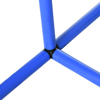 Dog Agility Training Equipment, Dog Agility Set, 4-Piece Hurdle Set for Older Dogs, Dog Training Set with Carry Bag, Blue+Orange, 88 x 64 x 95 cm