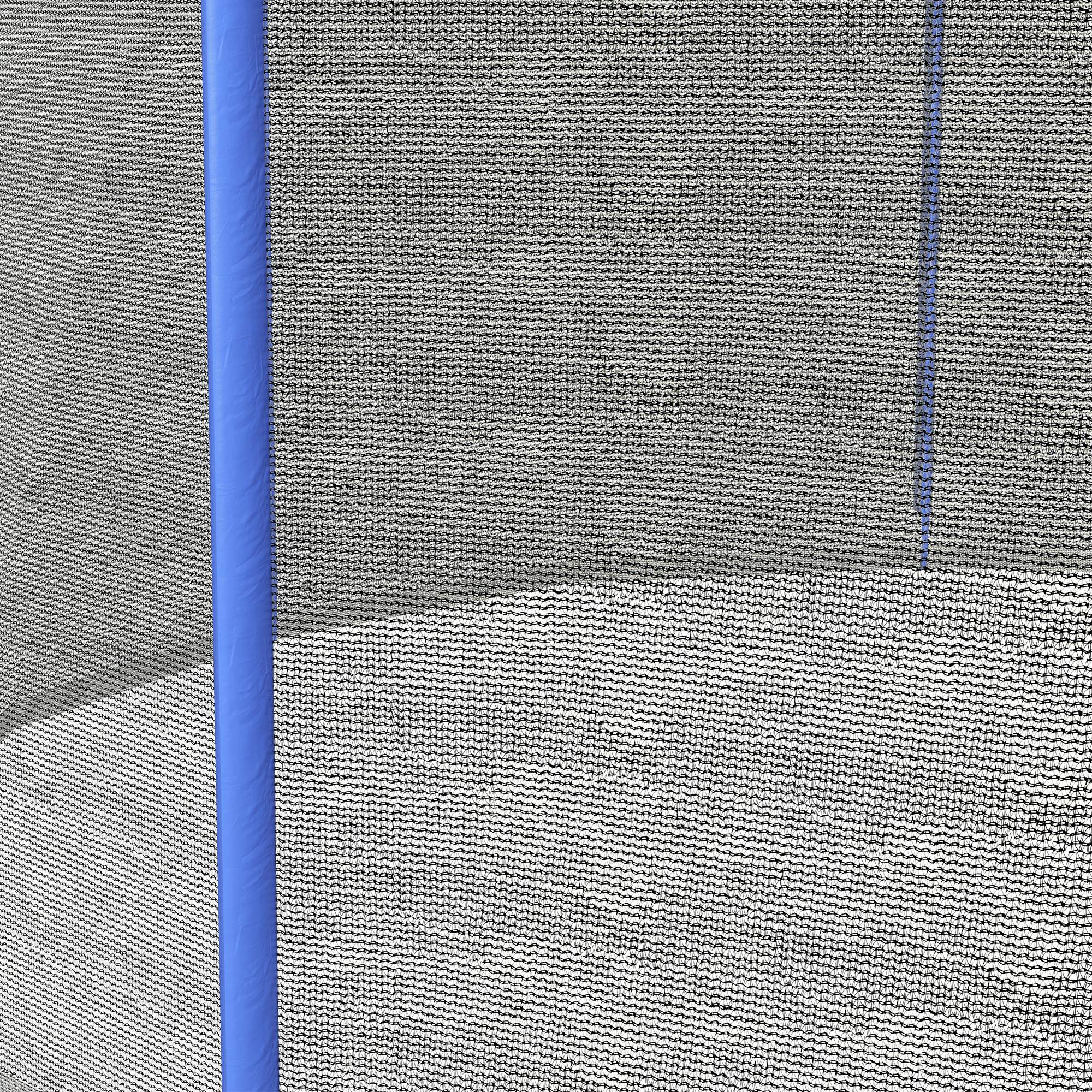SPORTNOW Safety Net for 305 cm Diameter Trampoline Round Trampoline Safety Net for Outdoor Protector for 6 Straight Poles Blue