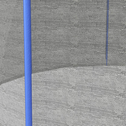 SPORTNOW Safety Net for 305 cm Diameter Trampoline Round Trampoline Safety Net for Outdoor Protector for 6 Straight Poles Blue