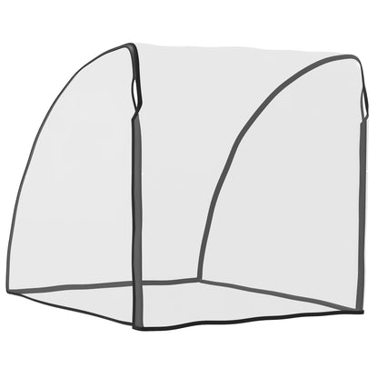 Rain Cover for Bike Trailer, Rain Protection Cover for Hand Wagon, Child Trailer, Rain Cover with Velcro Closure, Transparent