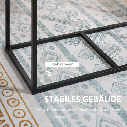 Dining Table with 2 Chairs, 3-Piece Dining Set for 2 Persons, Dining Group for Small Spaces, Kitchen, Living Room, Oak