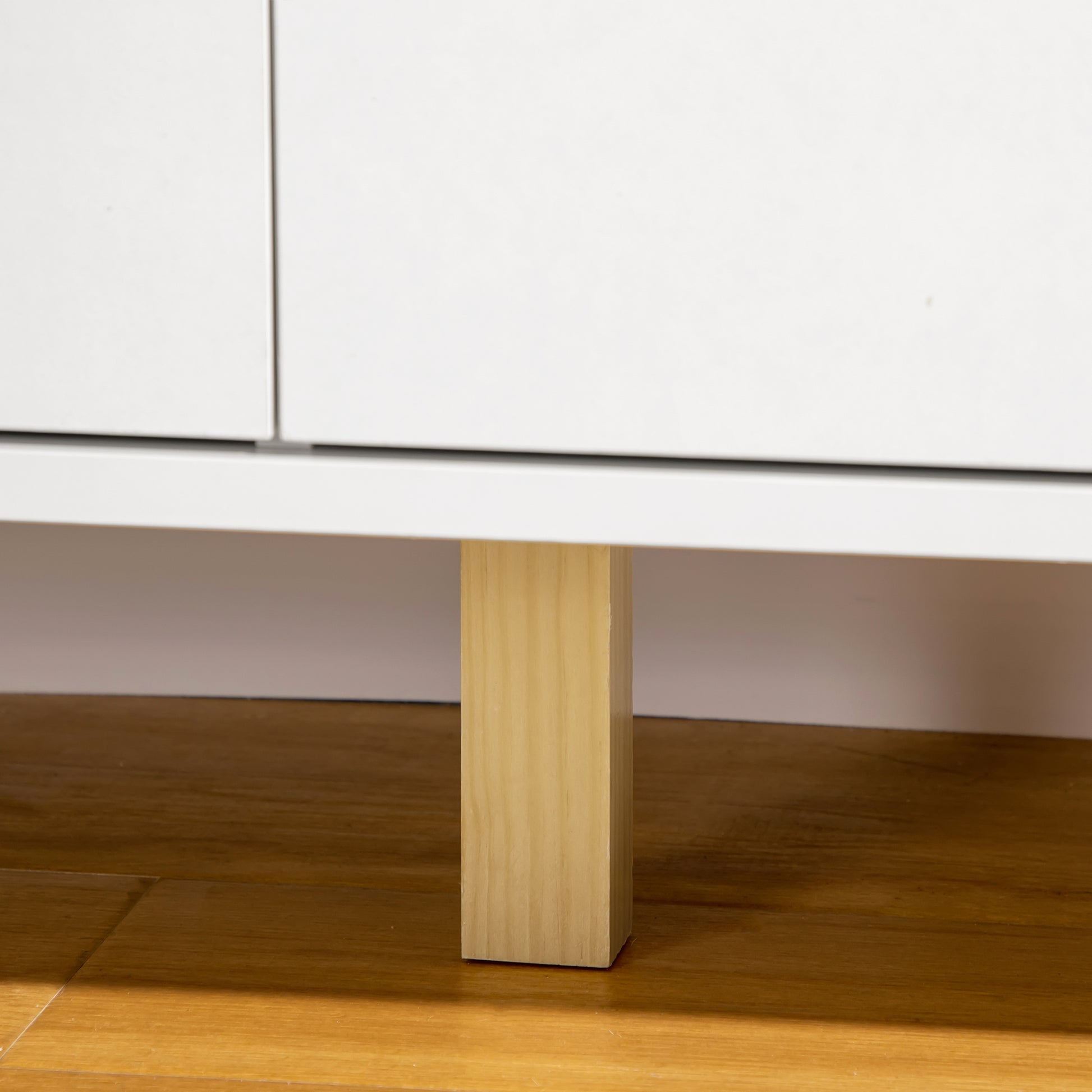 6-Drawer Dresser Cabinet Organizer with Drawers for Kitchen Bedroom Living Room Study Modern Style Anti-tip 120x40x76 cm White
