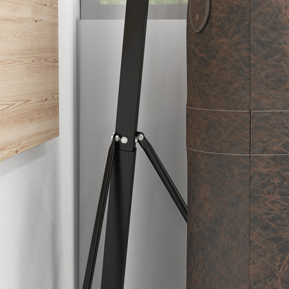 SPORTNOW Freestanding Punching Bag Stand Foldable Punching Bag Holder with Adjustable Height for Speed Bags Gym Home Training Load 60 kg 170x90x182-225 cm Black