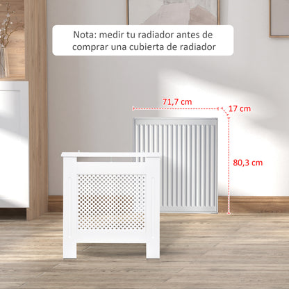 Radiator Cover Wall-Mounted Radiator Cover Radiator Shelf Modern Design MDF 78x19x82cm