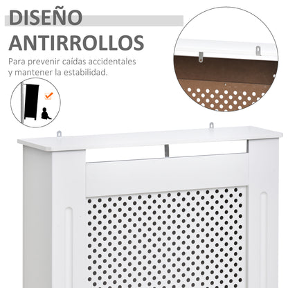 Radiator Cover Wall-Mounted Radiator Cover Radiator Shelf Modern Design MDF 78x19x82cm