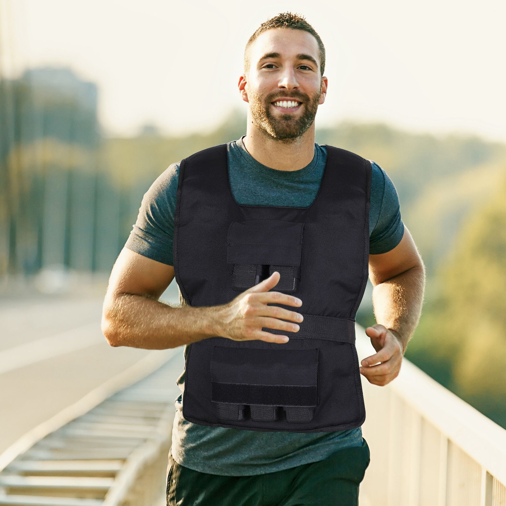 Weight Vest 15 KG / 20 KG / 30 KG Adjustable Training Vest with Removable Weights Running Vest for Women Men for Muscle Building Strength Training, Running, Fitness, Cross Training